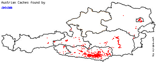 Map of Finds within Austria