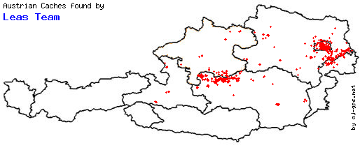 Map of Finds within Austria