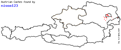 Map of Finds within Austria