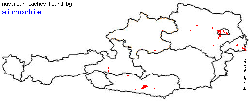 Map of Finds within Austria