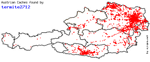 Map of Finds within Austria