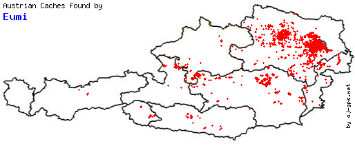 Map of Finds within Austria