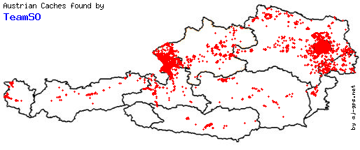 Map of Finds within Austria Map of Finds within Austria
