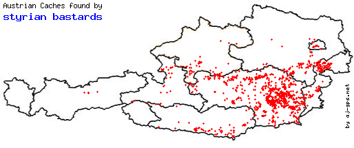Map of Finds within Austria
