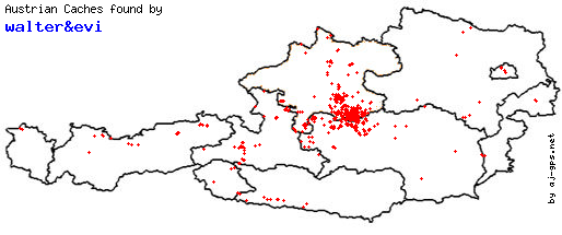 Map of Finds within Austria