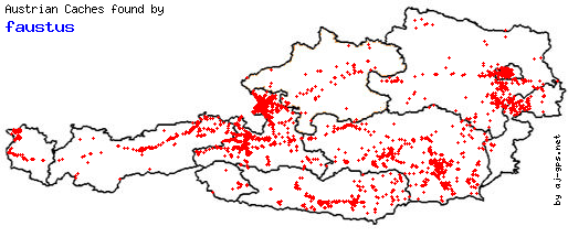 Map of Finds within Austria