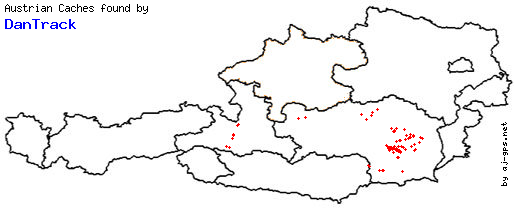 Map of Finds within Austria