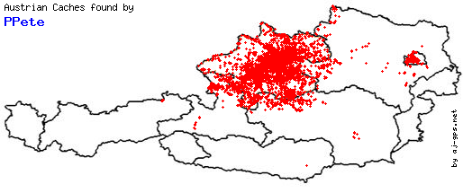 Map of Finds within Austria