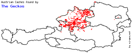 Map of Finds within Austria Map of Finds within Austria