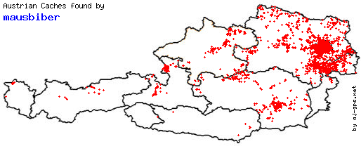 Map of Finds within Austria