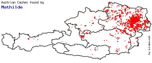 Map of Finds within Austria Map of Finds within Austria