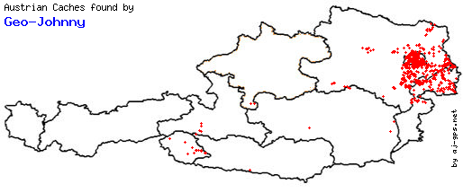 Map of Finds within Austria