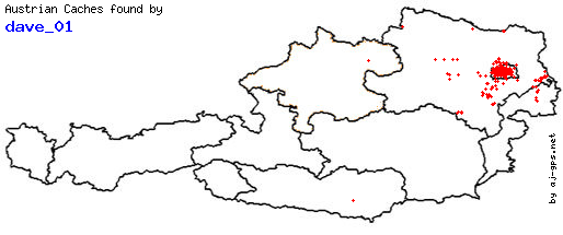 Map of Finds within Austria