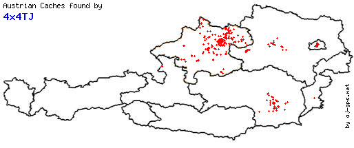 Map of Finds within Austria Map of Finds within Austria