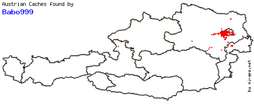 Map of Finds within Austria
