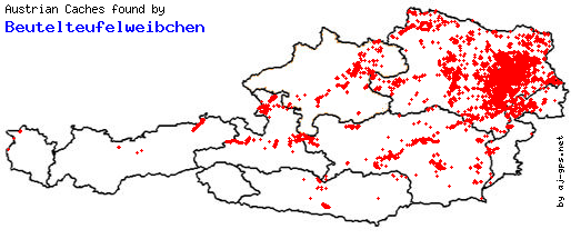 Map of Finds within Austria