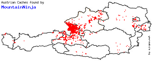Map of Finds within Austria