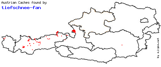 Map of Finds within Austria