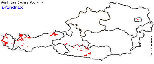 Map of Finds within Austria Map of Finds within Austria