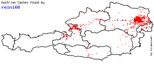 Map of Finds within Austria