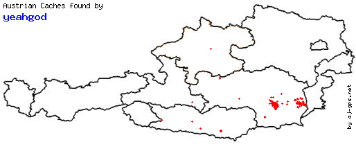 Map of Finds within Austria