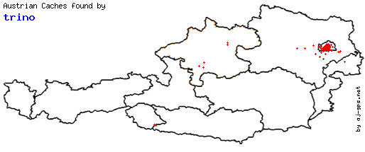 Map of Finds within Austria