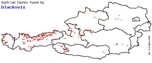 Map of Finds within Austria