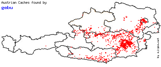 Map of Finds within Austria