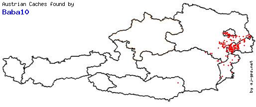 Map of Finds within Austria