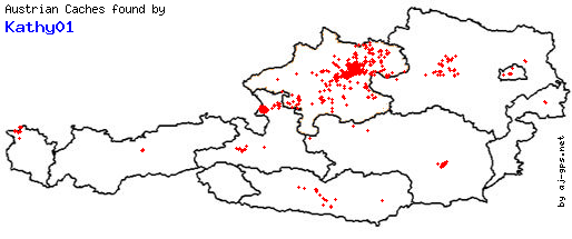 Map of Finds within Austria