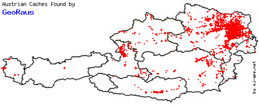 Map of Finds within Austria