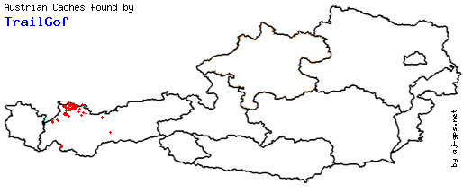 Map of Finds within Austria