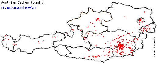 Map of Finds within Austria