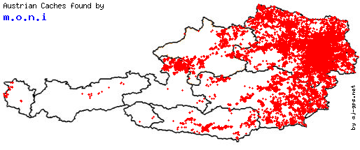 Map of Finds within Austria