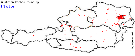 Map of Finds within Austria