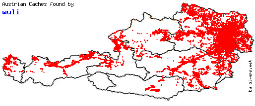 Map of Finds within Austria