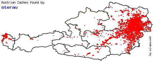 Map of Finds within Austria