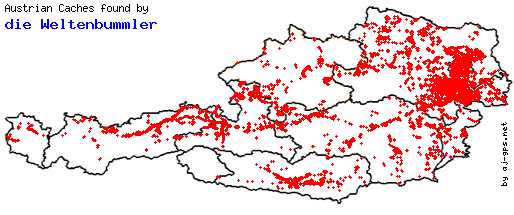 Map of Finds within Austria