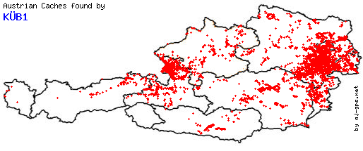 Map of Finds within Austria