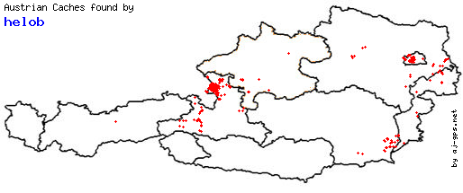 Map of Finds within Austria