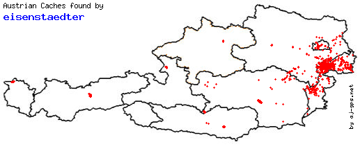 Map of Finds within Austria
