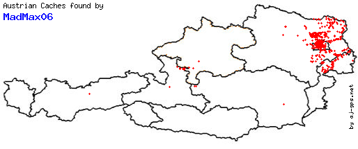 Map of Finds within Austria