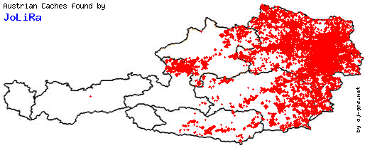 Map of Finds within Austria Map of Finds within Austria