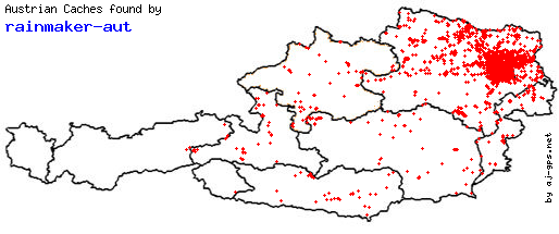 Map of Finds within Austria