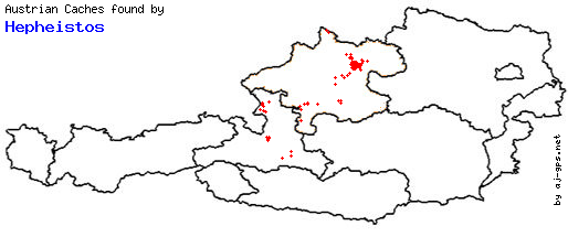 Map of Finds within Austria