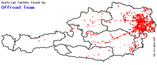 Map of Finds within Austria