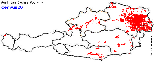 Map of Finds within Austria