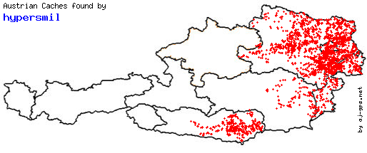 Map of Finds within Austria