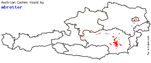 Map of Finds within Austria