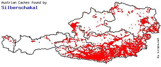 Map of Finds within Austria